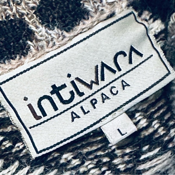 Intiwara Alpaca Button Blazer Cardigan Swacket Jacket Fall winter women’s large - Picture 4 of 6